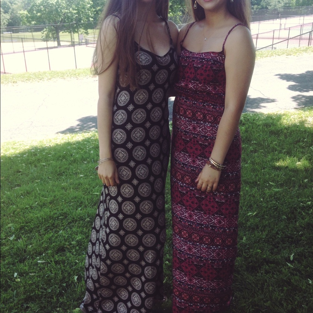 Patterned maxi dress